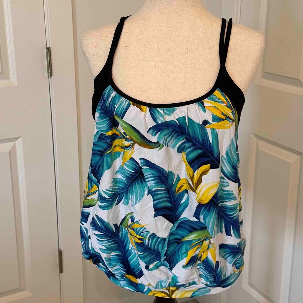 Antonio Melani 2 pc Tankini Swimsuit Sz L